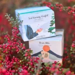 Cosy winter tea gift set with caffeine-free chai & Ayurvedic detox tea. Perfect Christmas herbal tea duo for calm, wellness & digestion support. 48hr delivery.